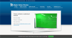 Desktop Screenshot of majsterszklarz.pl